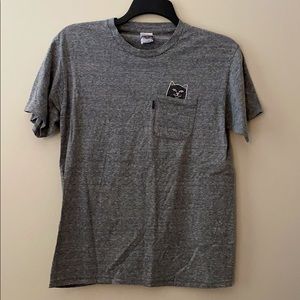 RIPNDIP Grey Short-Sleeve T-shirt w/ Black Cat